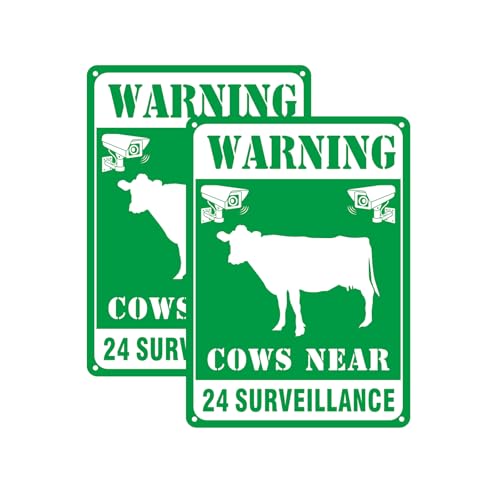 Warning vaches signalisation routière réfléchissante x2 pour sécurité rurale