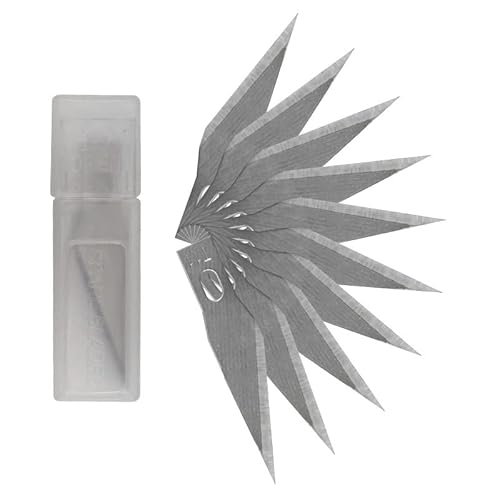 Fengirl Precision Carving Craft Hobby Knife Suit 1 Exacto Knife 11 Stainless Steel Exacto Blades One 15Cm Steel Ruler A5 Pvc Cutting Board 1 Art Knife 10 Blades #TOP5