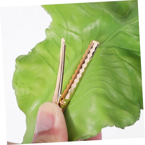 Pinces à cheveux vertes feuille de laitue pour look décontracté - 2