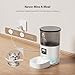 IMIPAW Automatic Cat Feeders, 3L Timed Cat Dry Food Dispenser, Dual Power Supply, Programmable Portion Size, Auto Pet Feeder for Cats and Small Dogs