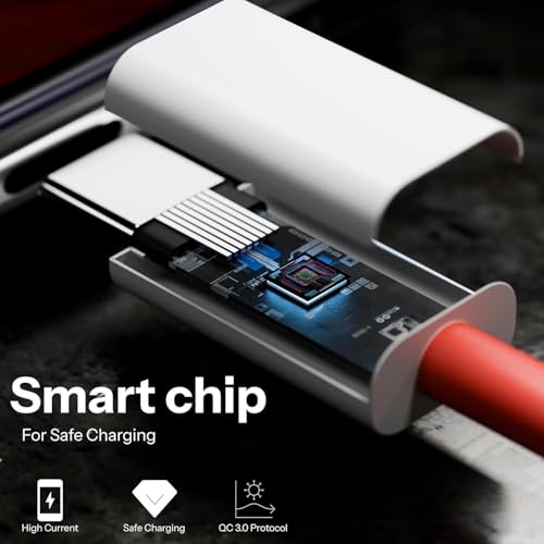 Image of Original Fast Charging Type-C Cable (C to C) | Compatible with OnePlus 11, 11R, 10 Series, 9 /9 Pro /9R, 8T, Nord 3, Nord CE3, Nord 2 Smartphones