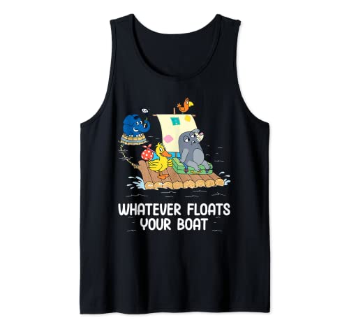 Whatever Floats Your Boat Divertido Crucero Crucero Crucero Gráfico Camiseta sin Mangas