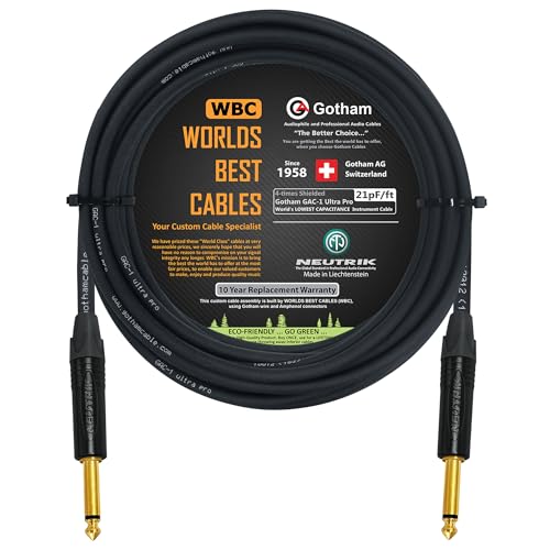 Gotham AG - Svizzera (est. 1958) è la prima scelta di cavi della maggior parte dei tecnici e produttori audio (ad es. : Neumann Mics). I cavi 