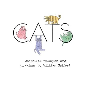 Paperback Cats Whimsical Thoughts and Drawings Book