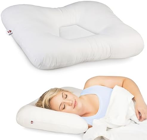 Tri-Core Ergonomic Pillow Neck Pain Relief Fullsz WH Gentle