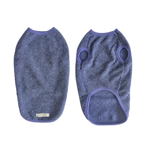 Roupa de Pet Soft Boucle Fleeces Jeans Azul Tamanho: GG