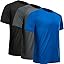 3 Pack Negro, Gris Oscuro, Azul