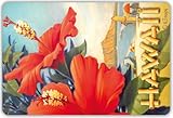 Pacifica Island Art Hawaiian Vintage Postcards for Mailing Pack of 30 - Hibiscus Beach Day by Kerne Erickson