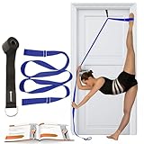 Stretching Strap With Door Anchor - Stretching Equipment to Improve Legs Flexibility - Splits Trainer For Home Ideal In Ballet, Dance, Cheerleading, Taekwondo, Yoga, Pole Dancing & Gymnastics