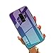 Produktbild CXvwons Hülle für Samsung Galaxy S9, Handyhülle Galaxy S9 Plus Glashülle Hybrid Silikon TPU mit Gradient 9H Gehärtetes Glas Galaxy S9 Schutzhülle Case Tasche Schale für Samsung Galaxy S9 Plus