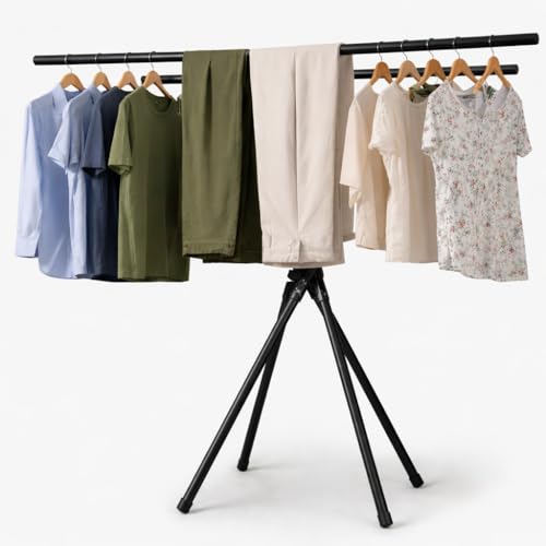 Catálogo de Secadoras de ropa DEWIN que Puedes Comprar On-line. 46 Archy Tendedero para Ropa Secador Portatil y Colgador Vertical con Ruedas, Plegable Colgador de Ropa para Interiores y Exteriores Facil de Guardar Organizador de Ropa (WZJ25)...