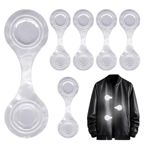 6 Stück Magnetische Reflektoren, Reflektoren Kinder, Reflektierende Ansteckmagnete, Reflektor Clips Anhänger, Sicherheits Reflektor für Rucksack, Jacke, Kleidung, Kinderwagen, Joggen, Fahrrad(Silber)