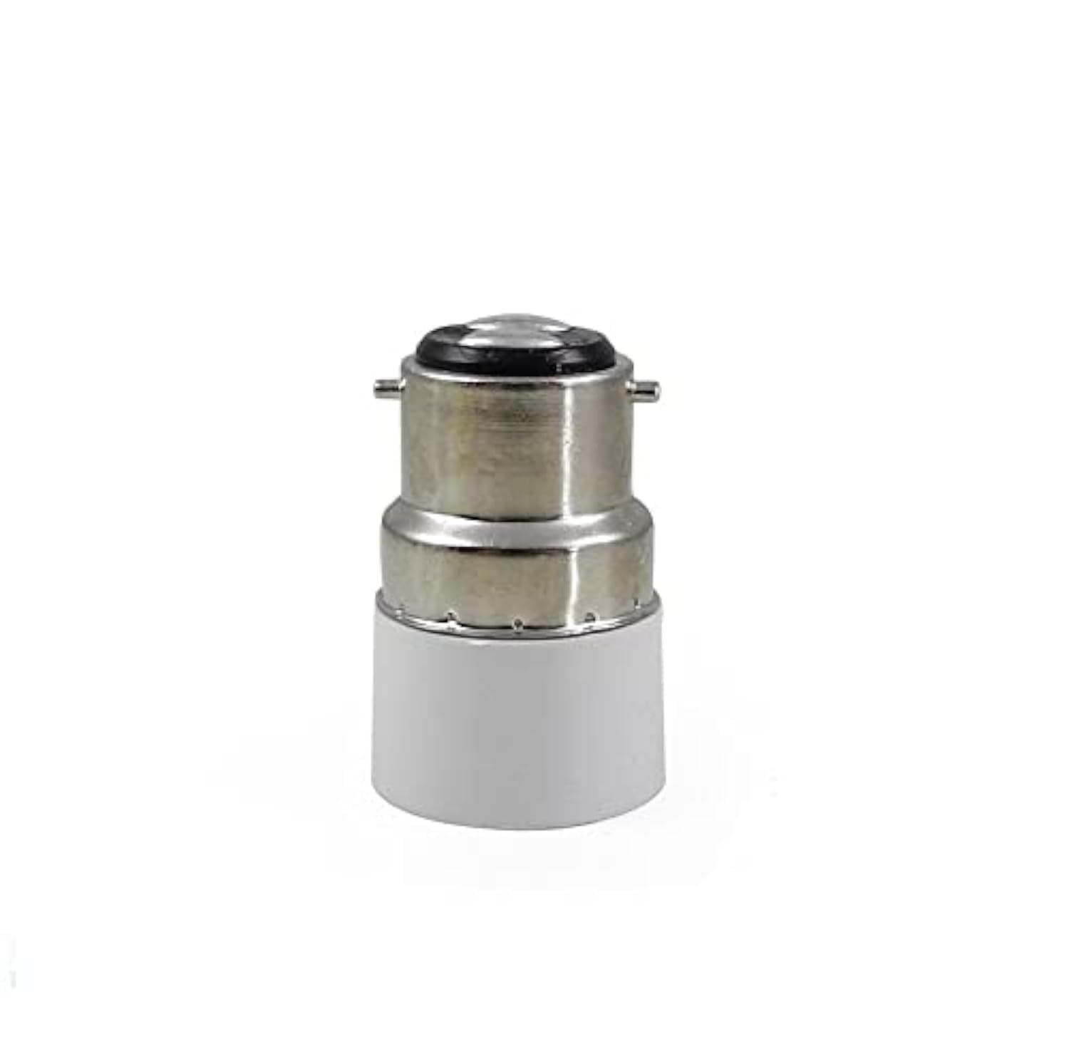 Mr. Gadget's Solutions B22 to E14 Light Adapter Socket Base Converter,BC Cap B22 to E14 ES Edison Screw Light Bulb Lamp Base Socket Converter Extender Adaptor Holder Fitting