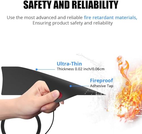 Image of TV Antennas, HD Digital Antenna for Smart TV Indoor, 360Signal Reception-Digital tv Antenna Indoor for Local Channels-Support 4K 1080p for All Type of HDTV Digital TV's