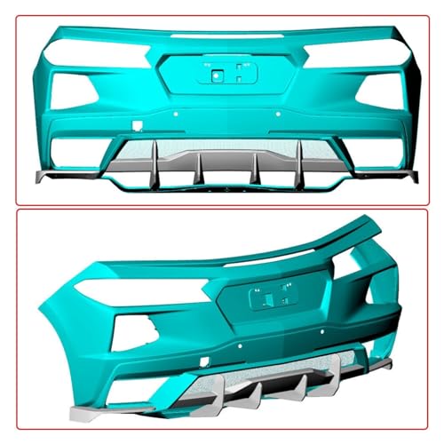 Protector contra arañazos trasero para Corvette C8 Stingray con divisores OZCCH 3
