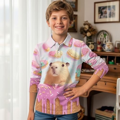 HUIACONG Kids Button Shirts for Boys Girls Children Under Shirts3