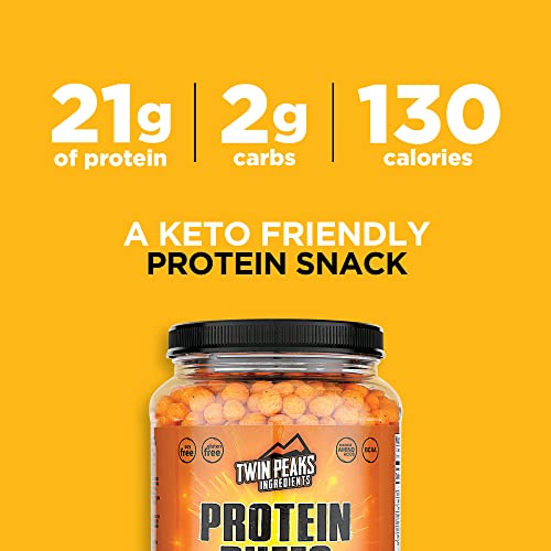 Twin Peaks Ingredients HIGH PROTEIN SNACKS Twin Peaks Low Carb, Keto Friendly Protein Puffs thumb #2