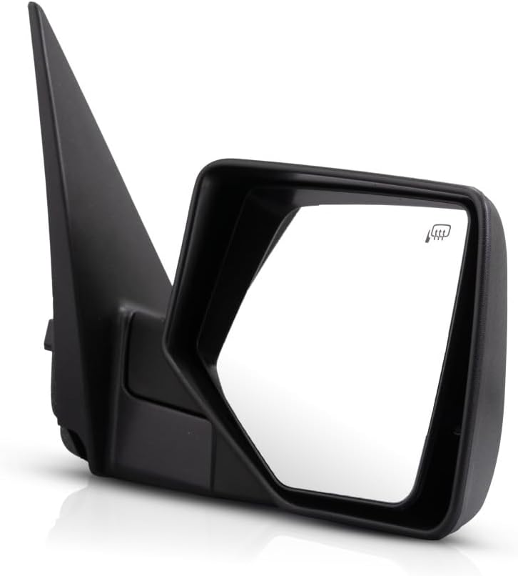For Ford Explorer 2006 07 08 09 2010 Door Mirror Passenger Side | Power | Heated | Textured Black | Replacement For FO1321270 | 6L2Z17682CAA