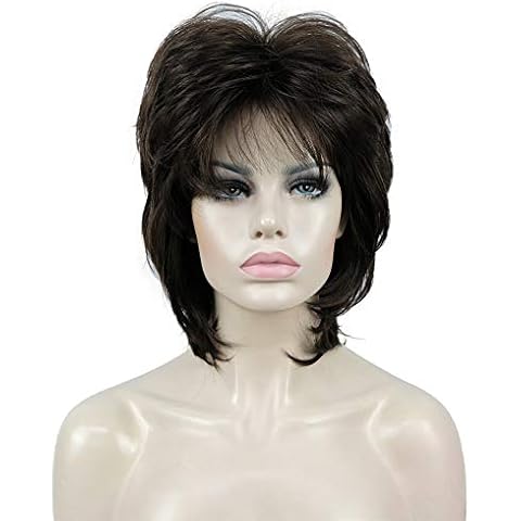 Aimole Short Layers Shaggy Wig Cover