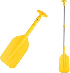 Kayak Paddle, Pagaia telescopica, Remo pieghevole, Rafting portatile retrattile barca Paddle, Telescoping Plastic Boat Paddle, Galleggiante Outdoor Kayak Water Sport, Piccoli accessori per barche di sicurezza