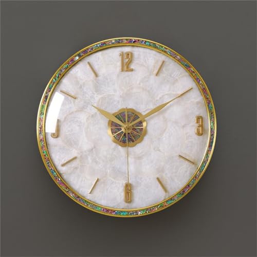 Table décorative ronde avec horloge intégrée pour optimiser les petits espaces - 4