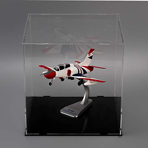 Image of Evron Display Case for Collectibles Assemble Clear Acrylic Box Alternative Glass Case for Display Action Figures Home Storage & Organizing Toys (14x8x8.5 inch; 35x20x21 cm)