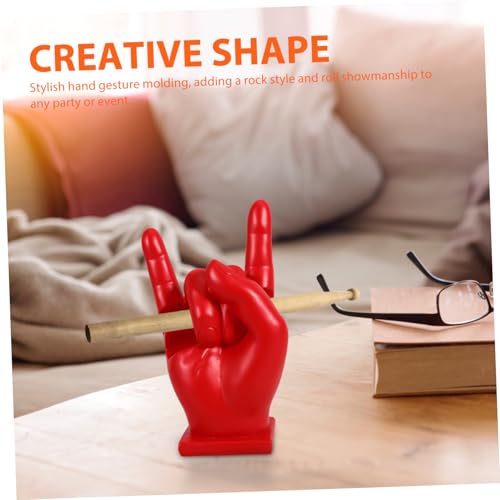 Soporte para baquetas de batería, resistente y ligero, diseño práctico para almacenamiento conveniente en escritorios y estantes, para músicos miniatura 4