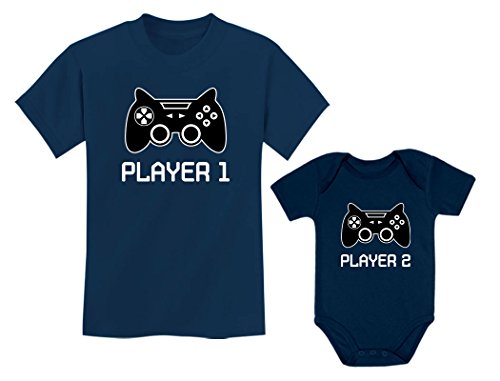 Big Brother Little Brother Shirts Player 1 Player 2 Gamer Gaming Siblings Set