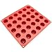 Freshware 30-Cavity Mini Silicone Mold for Caneles and Bordelais Fluted Cakes