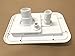 Valterra White Gravity City Water Fill Dish Check Valve RV Trailer Marine