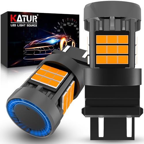 Ampoule LED 3157 KATUR jaune ambré pour clignotant de voiture