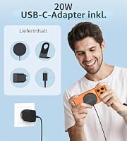 Induktive Ladestation Kompatibel mit Magnetisches Ladegerät, Wireless Charger Kabellos Schnellladegerät für iPhone Duo 18/17/16/15/14/13/12 Pro Max/Air/Plus/Pro Serie, Schwarz – Ansicht 6