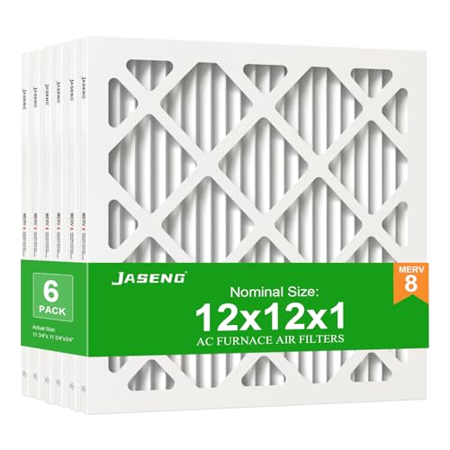 Image of 12x12x1 MERV 8 Air Filter, 6-Pack for Furnace HVAC