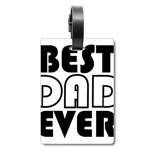 Étiquette de valise Best Dad Ever pour bagage et voyage