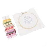 [BEAUX MOTIFS IMPRIMÉS] De magnifiques motifs préconçus sur le tissu rendent la broderie facile pour les débutants. Les motifs s’enlèvent une fois terminés pour une finition propre.