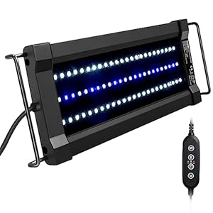 ClassicLED G2 Aquarium Beleuchtung, Steuerbar LED Lampe mit Mondlicht, IP67 Wasserdicht für Süßwasser-Aquarien, 30-43cm