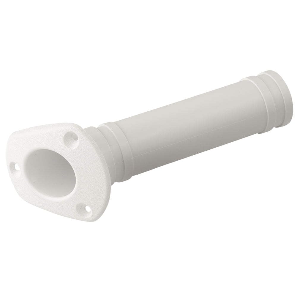 Sea Dog 325161-1 Flush Mount Rod Holder , White , 9-1/2