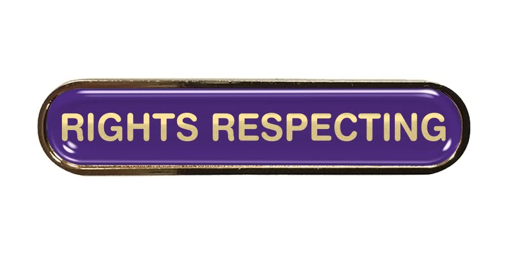 Head Girl Purple School Shield Badge