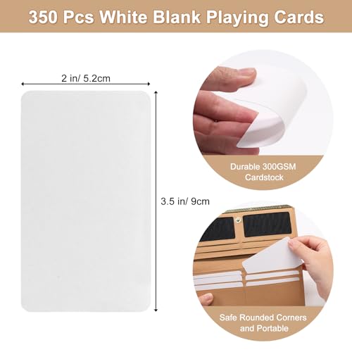 Cartes vierges de visite Coideal blanches contre la page blanche pour concevoir vos mémos