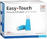 Easy Touch Pressure Activated Safety Lancets - 30G