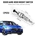 povtii 2 PCS Car Door Pin Switch, Adjustable Auto Bonnet Alarm Light Hood Switches, Momentary Door Latch Switch On Off for Most Automotive Trunk, Universal Car Accessories