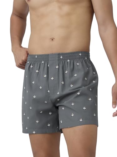Image of XYXX Men's Remix Regular Fit Cotton Printed Boxer with Dual Pocket & No Marks Waistband (Pack of 2)