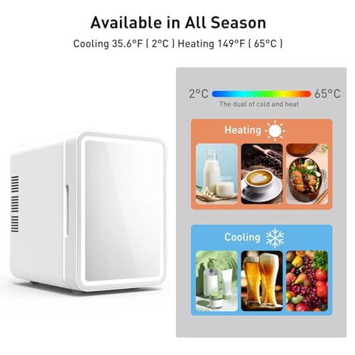 Mini réfrigérateur refroidisseur et réchauffeur portable 4L