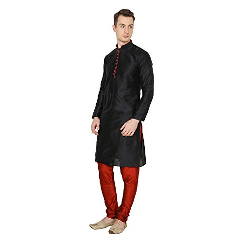 Image of Royal Kurta Men's Silk Blend Kurta Pyjama Set