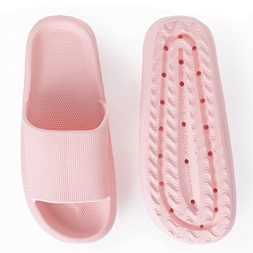 BING RUI CO Cloud Slides for Women and Men Pillow Slippers Non-Slip Bathroom Shower Sandals Soft Thick Sole…4