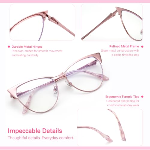 Image of Cat Eye Blue Light Glasses for Women Blocking Glasses