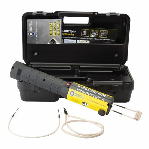 Induction Innovations - The Original Mini-Ductor II (MD-700) - Handheld Induction Heater with 3 Basic Coils, Rugged Carrier Case & Operations Manual to Safely Remove Nuts, Bolts, Bearings, & More