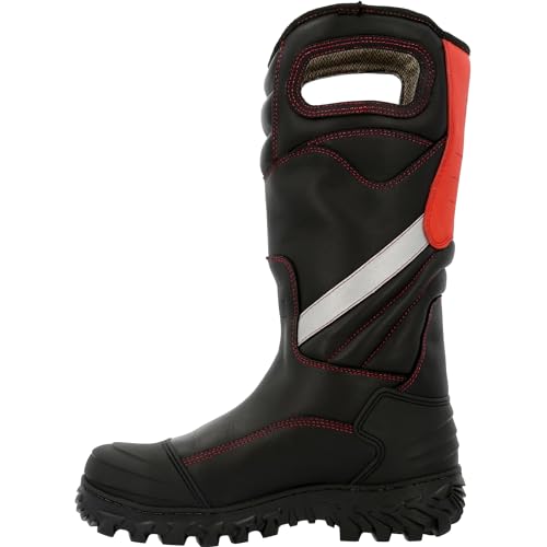 Image of ROCKY Code Red Structure NFPA Rated Composite Toe Fire Boot, Black, Size 13(M)