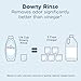 Downy Free & Gentle Rinse Laundry Odor Remover, Scent Free, 48 FL OZ, Gentle on skin, No dyes or heavy perfumes, Fabric Softener and Laundry Odor Removal Rinse