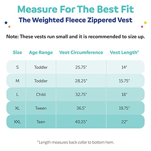 Fun And Function – Weighted Fleece Vest For Kids – Sensory Vest Provides Soothing Weight For Kids With Sensory Issues – Fleece – Navy Blue – Small #TOP5